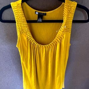 Yellow tank